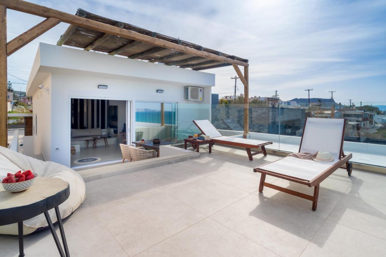 Wave, An Idyllic Seafront Suite By Nirousuites Kokkini Hani Buitenkant foto